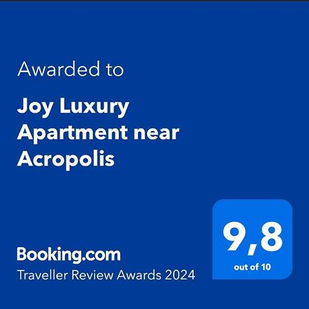 Joy Luxury Apartment Near Acropolis Atenas Exterior foto